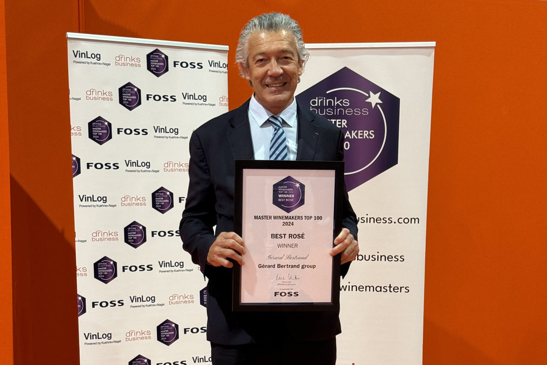 Gérard Bertrand receives the BEST ROSÉ award from thedrinksbusiness! 