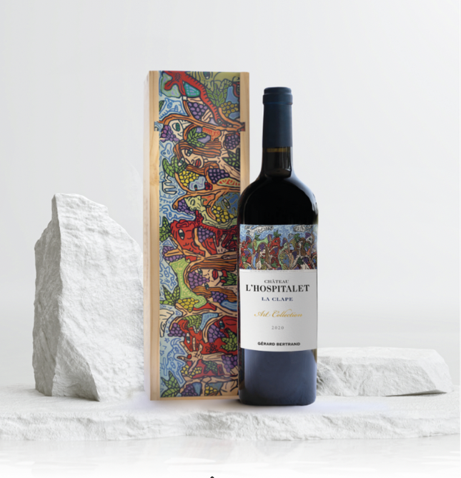 Limited edition: Château l'Hospitalet Art collection 2020 box set - “The wine of our landscapes” Robert Combas 