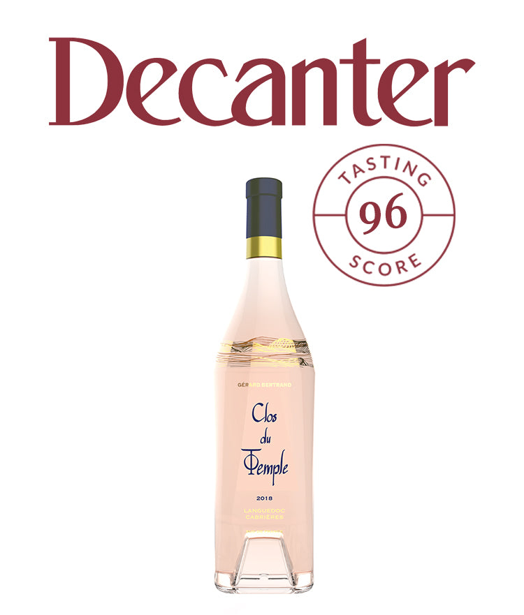 Clos du Temple reçoit la meilleure note des rosés 2018 – Decanter 96/100