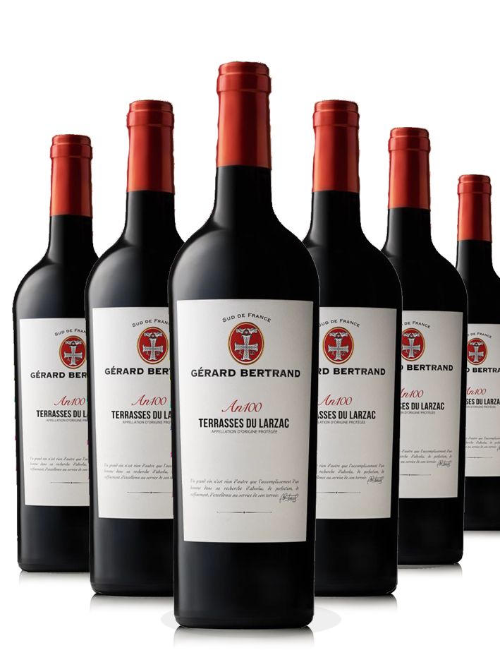 Héritage "An 100" rouge Terrasses du Larzac 2021 - Lot de 6 Bouteilles 75cl