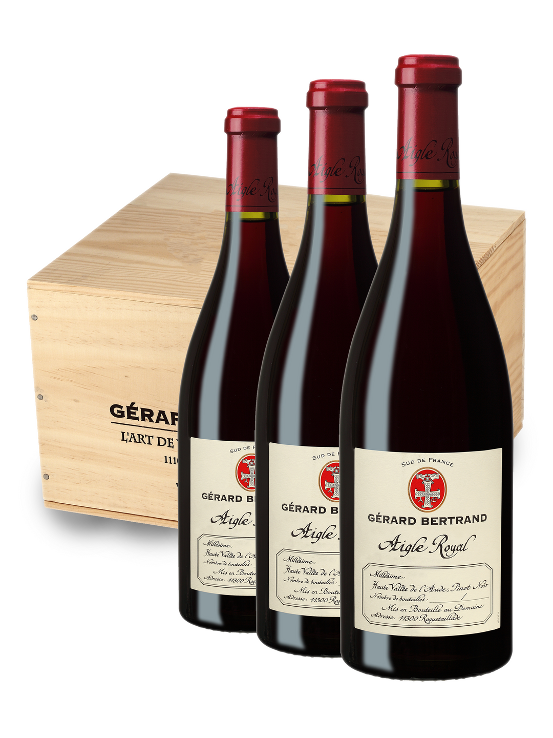 Aigle Royal Pinot Noir 2021 Caisse bois 6 Bouteilles 75cl