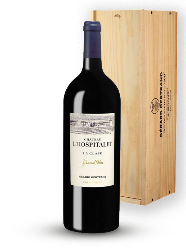 Château L'Hospitalet Grand Vin Rouge 2021 Magum (1,5L) avec coffret