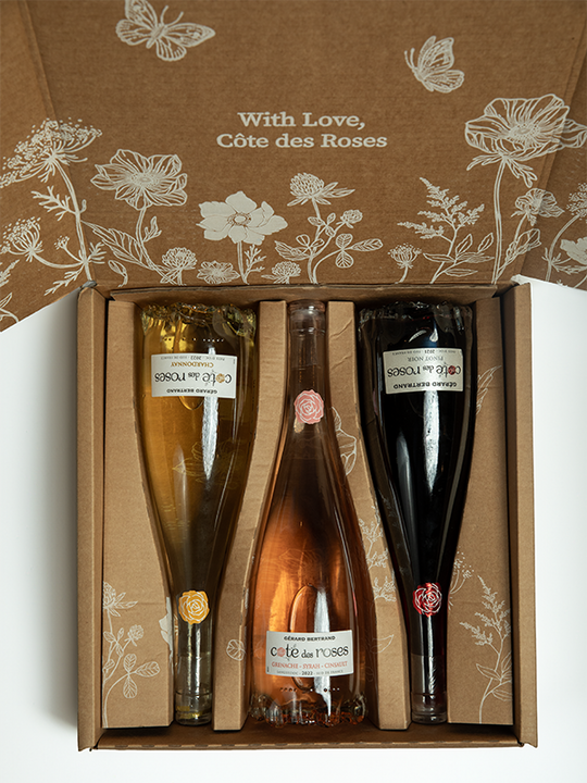 Coffret Cote des Roses rosé, Pinot Noir et Sauvignon Blanc