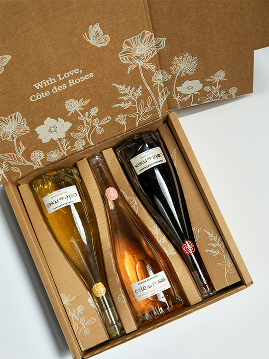 Coffret Cote des Roses rosé, Pinot Noir et Sauvignon Blanc