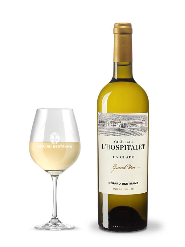 chateau l'hospitalet grand vin blanc la clape 2019 vin bio biodynamie