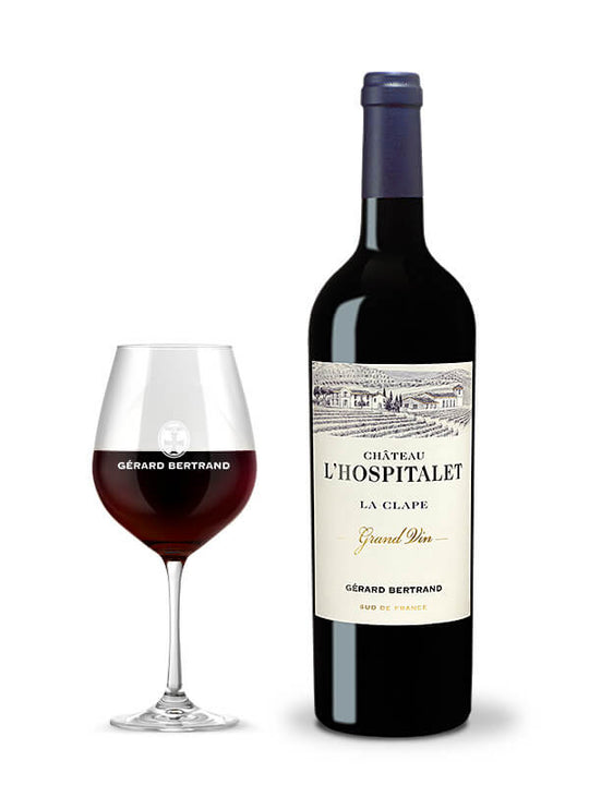 chateau l'hospitalet grand vin rouge la clape 2018 vin bio biodynamie or decanter 95 IWSC