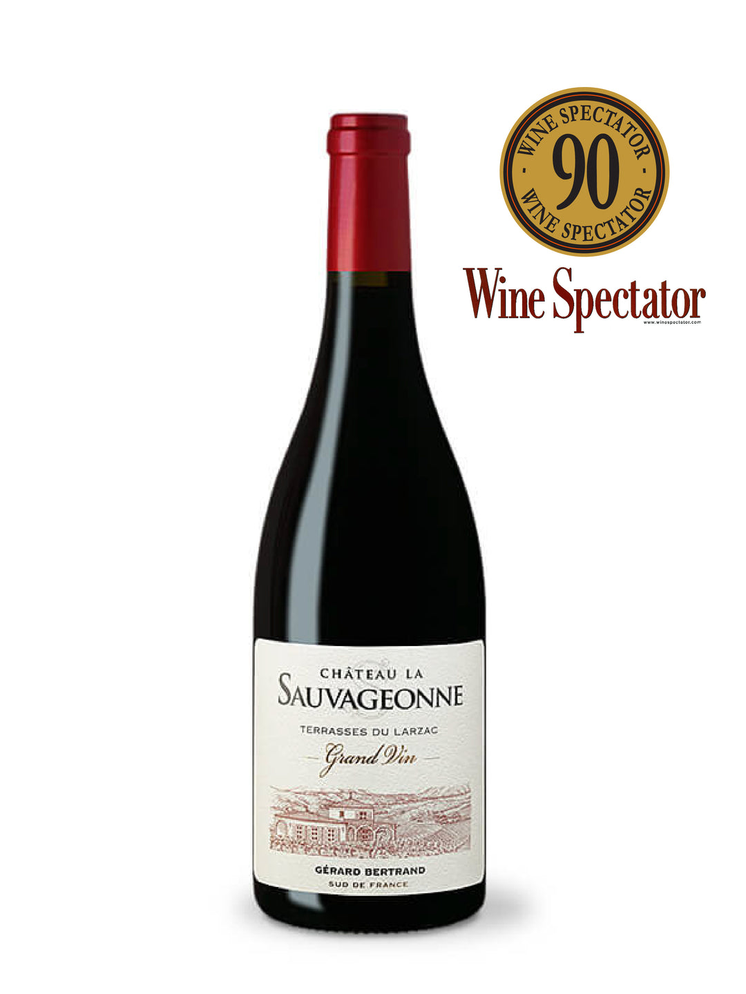 Château La Sauvageonne Grand Vin Rouge 2020 - Wooden Case 6 Bottles 